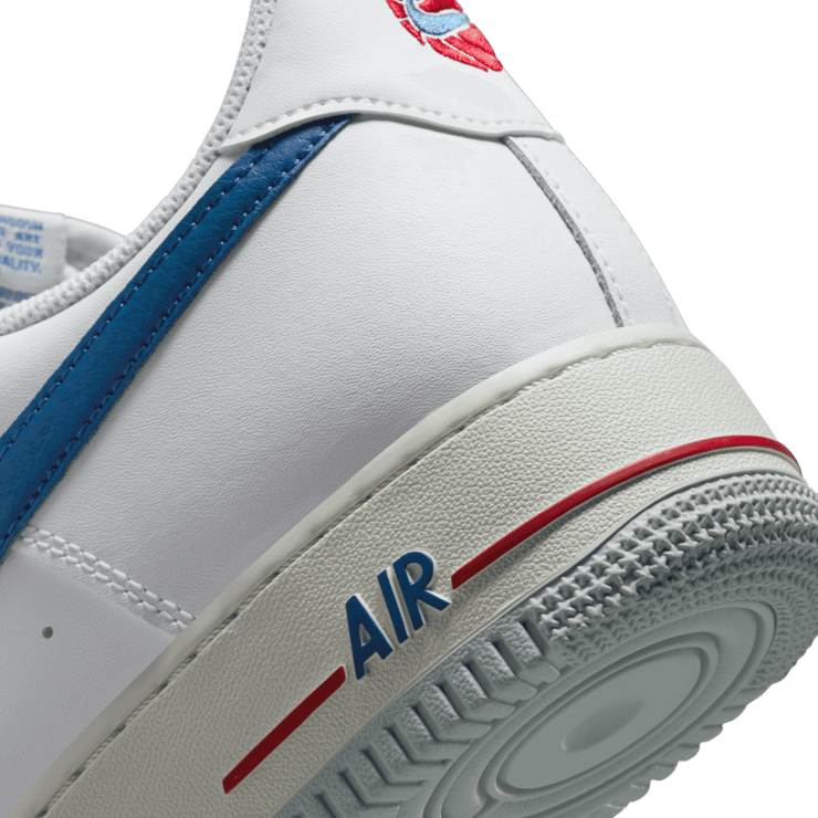 Nike Air Force 1 Low Milan White Blue Red Angle 5