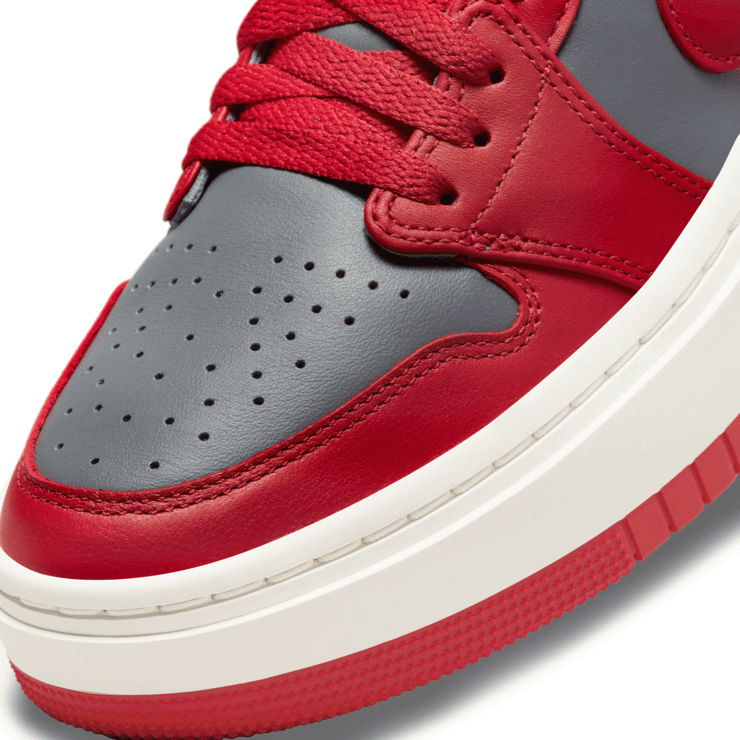 Jordan 1 Elevate Low Dark Grey Varsity Red (W) Angle 5