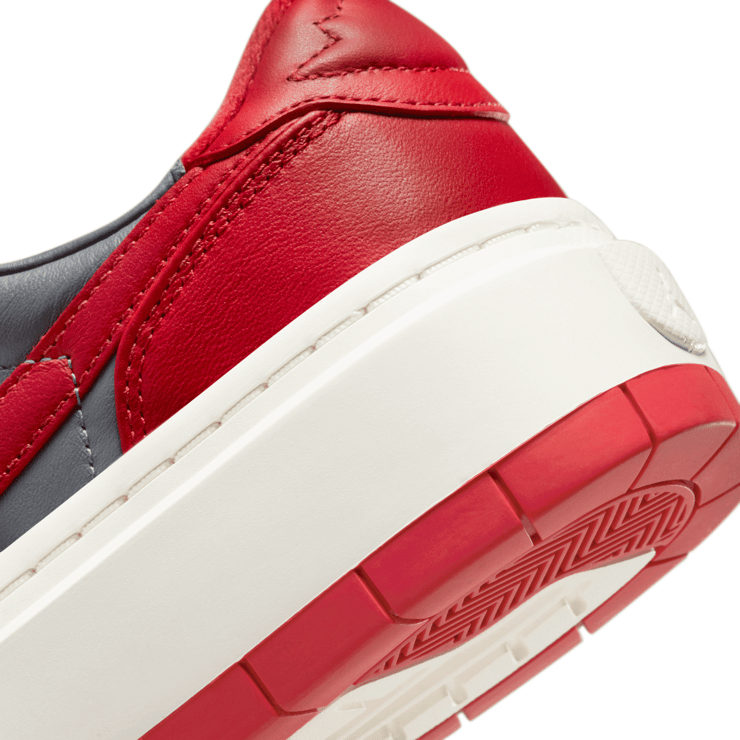 Jordan 1 Elevate Low Dark Grey Varsity Red (W) Angle 6