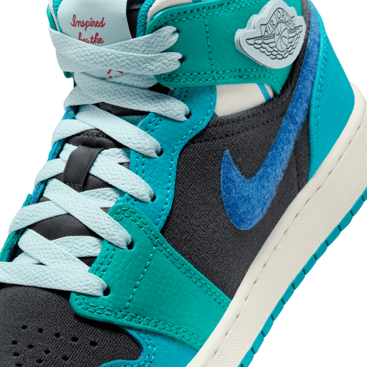 Air Jordan 1 Mid Inspired by the Greatest Aquatone (GS) Angle 4