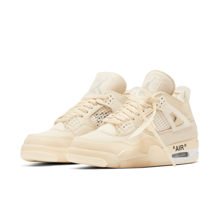 Jordan 4 Retro Off-White Sail (W) Angle 2