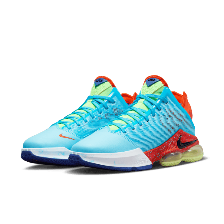 Nike LeBron 19 Low Blue Chill Angle 2