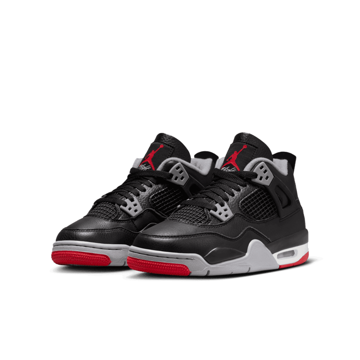 Air Jordan 4 Retro Reimagined Bred (GS) Angle 2