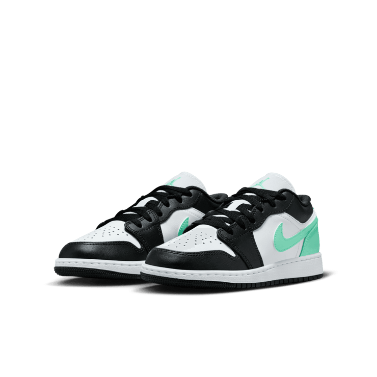 Air Jordan 1 Low Green Glow (GS) Angle 2