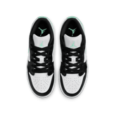 Air Jordan 1 Low Green Glow  (GS) Angle 1