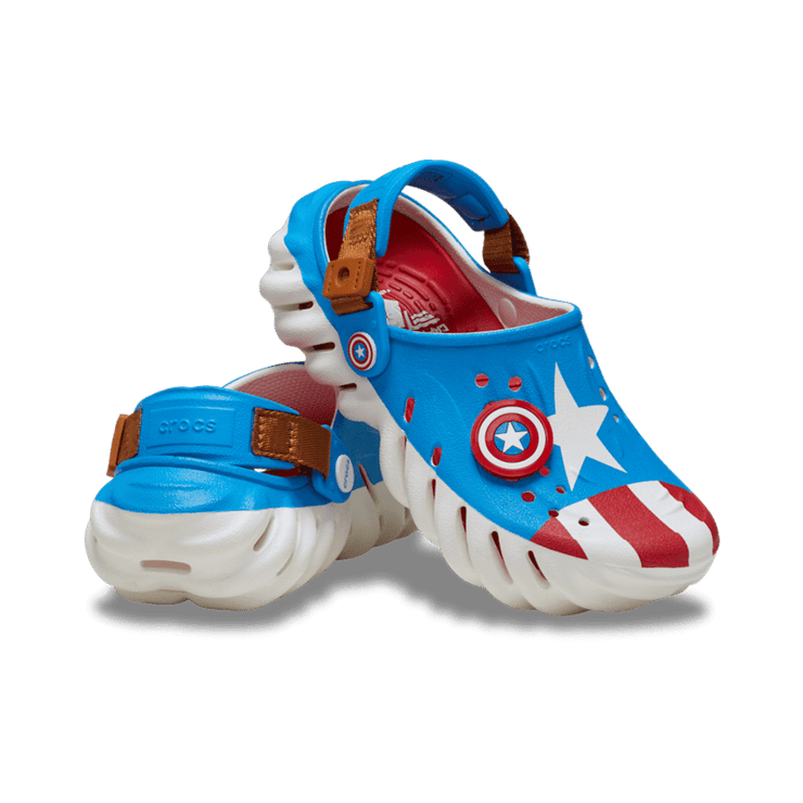 Crocs Echo Clog Marvel Captain America Steve Rogers (GS) Angle 0