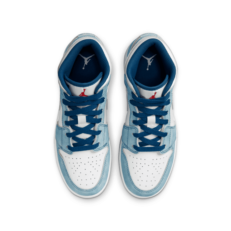 Jordan 1 Mid French Blue (GS) Angle 1