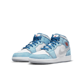 Jordan 1 Mid French Blue (GS) Angle 2