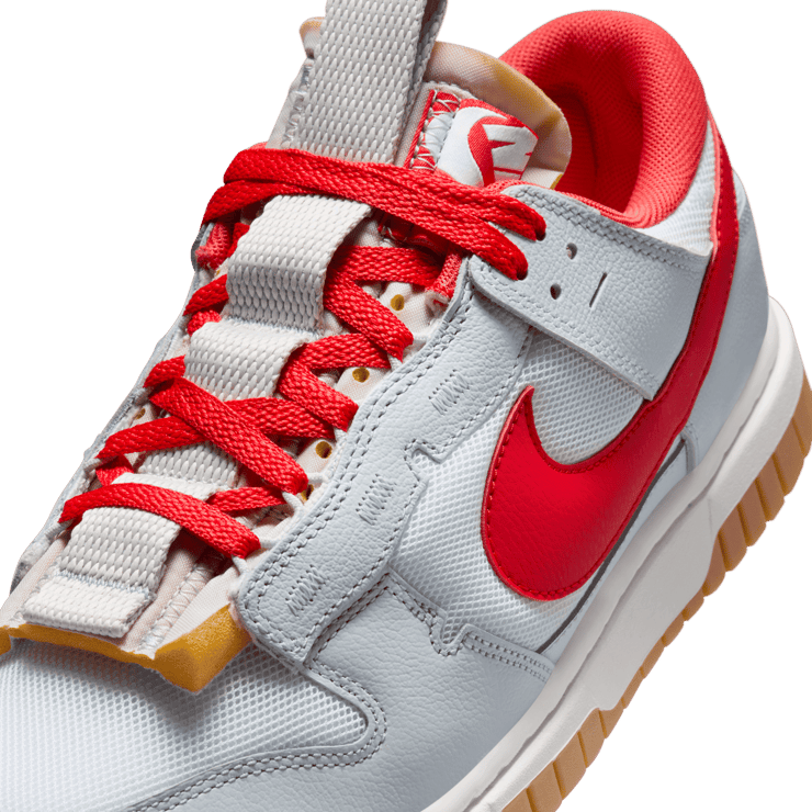 Nike Dunk Low Remastered Pure Platinum Light Crimson Angle 4