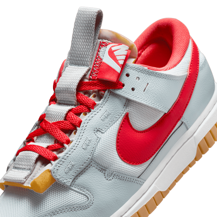 Nike Dunk Low Remastered Pure Platinum Light Crimson Angle 6