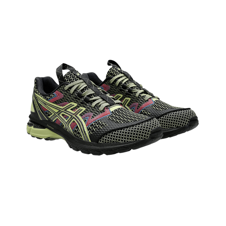 Asics US4-S Gel-Terrain Black Neon Lime Angle 0