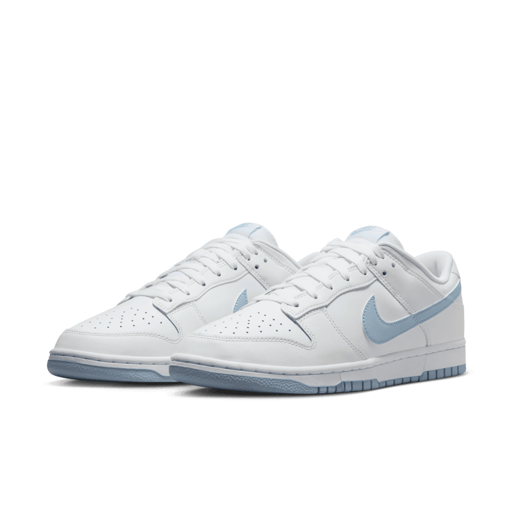 Nike Dunk Low White Light Armory Blue Angle 2