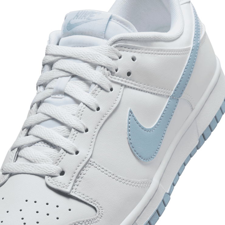 Nike Dunk Low White Light Armory Blue Angle 4