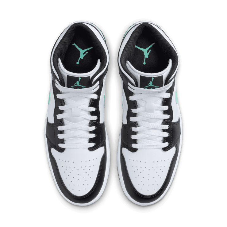 Air Jordan 1 Mid Green Glow Angle 1