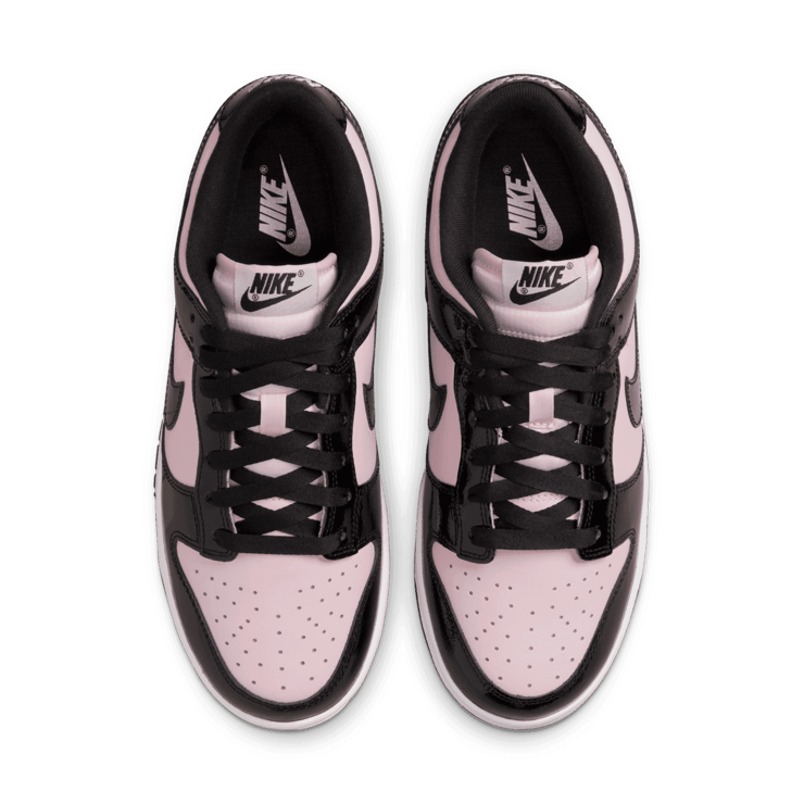 Nike Dunk Low Patent Black Pink (W) Angle 1