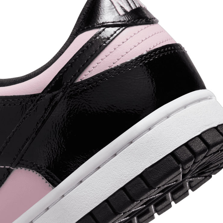 Nike Dunk Low Patent Black Pink (W) Angle 5