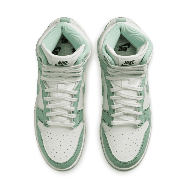 Nike Dunk High 85 Green Denim Angle 1