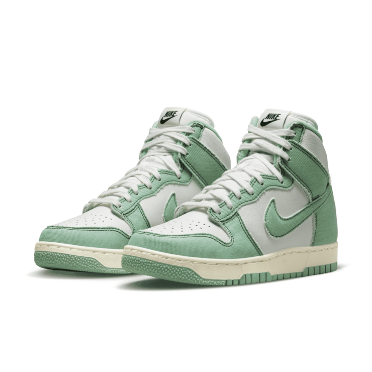 Nike Dunk High 85 Green Denim Angle 2