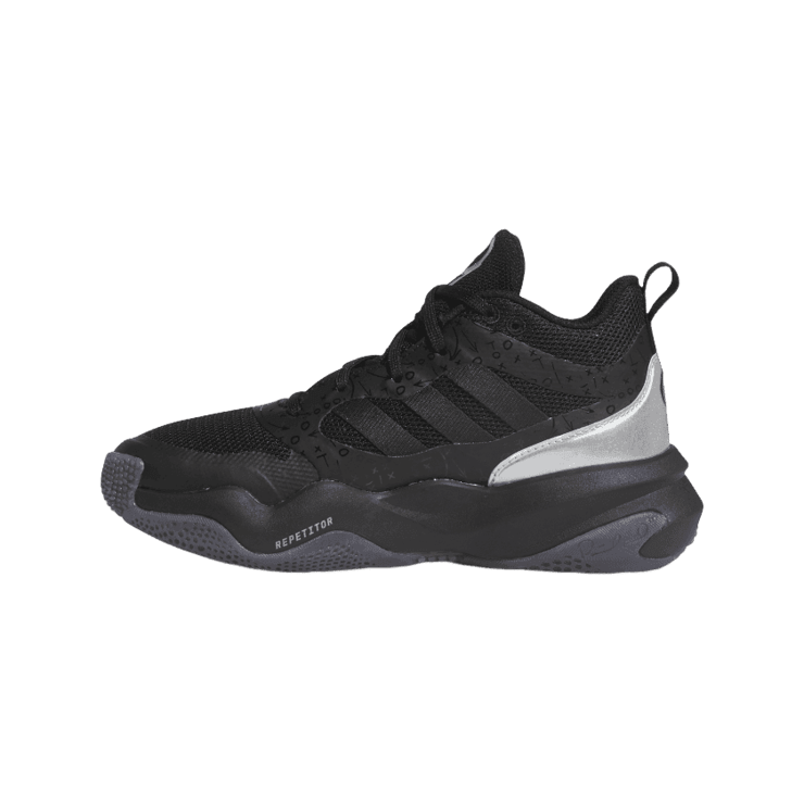 adidas Mahomes 2 Impact FLX Turf Black (GS) Angle 4