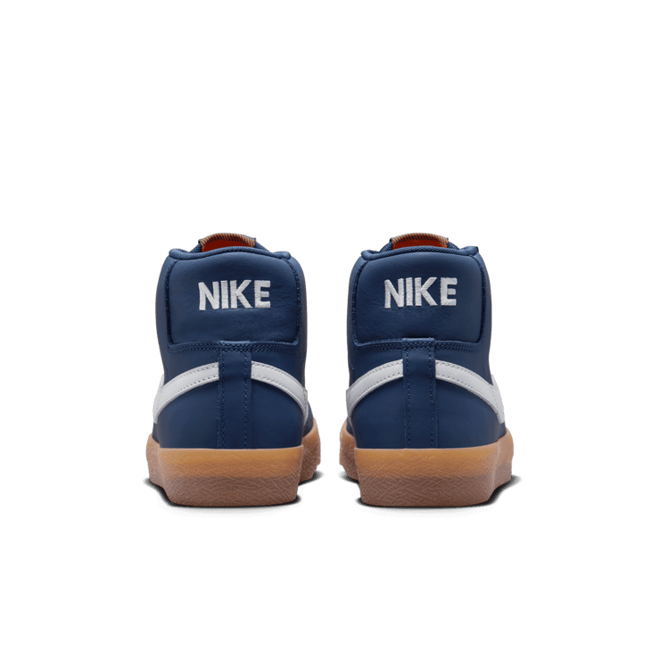 Nike SB Zoom Blazer Mid ISO Orange Label Navy Gum Angle 3