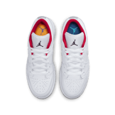 Jordan 1 Low White Red (GS) Angle 1
