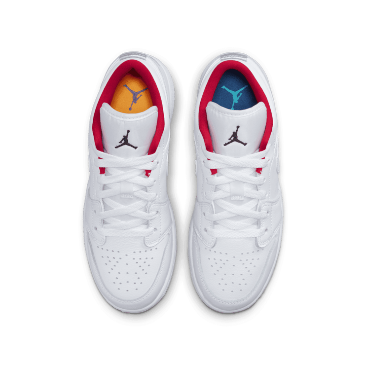 Jordan 1 Low White Red (GS) Angle 1