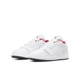Jordan 1 Low White Red (GS) Angle 2