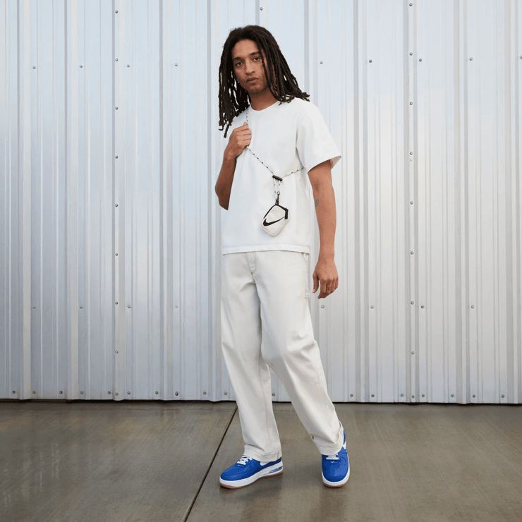 Nike Air Force 1 Low Evo Team Royal Angle 7