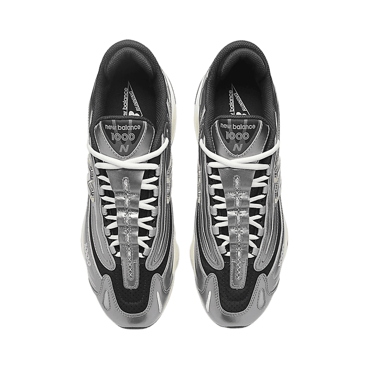New Balance 1000 Silver Metallic Angle 1