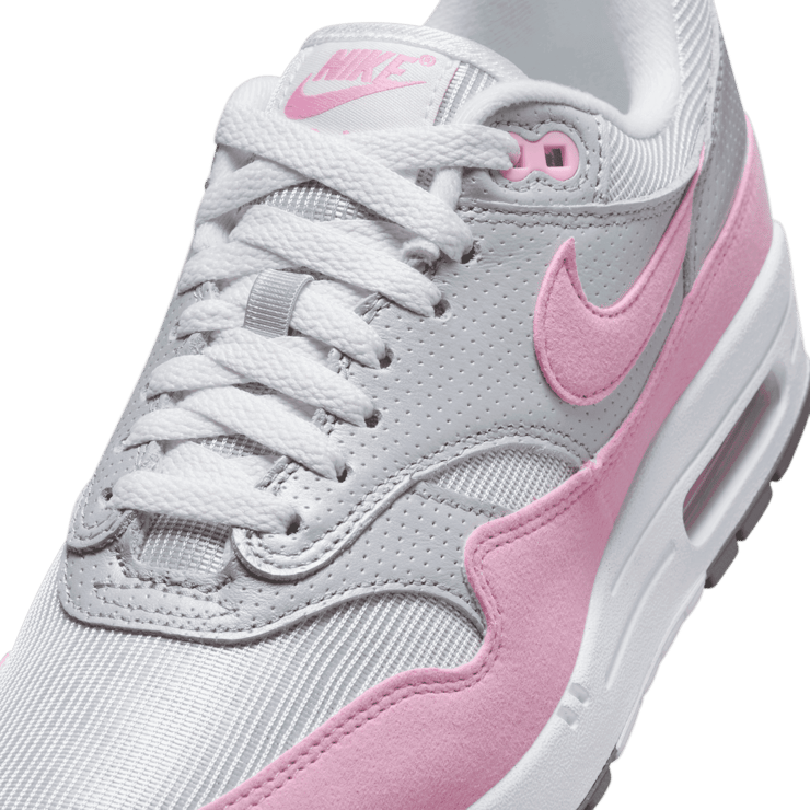 Nike Air Max 1 '87 Metallic Platinum Pink Rise (W) Angle 4