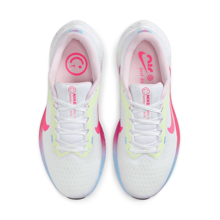 Nike Air Winflo 10 'White Hyper Pink Volt' (W) Angle 1