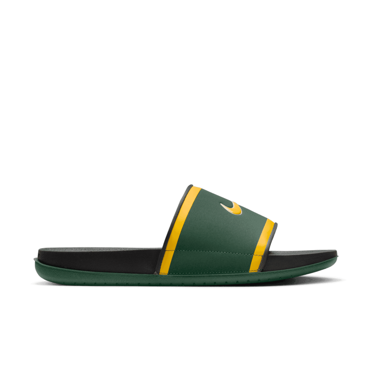 Nike Offcourt (Green Bay Packers) Offcourt Slides Angle 1
