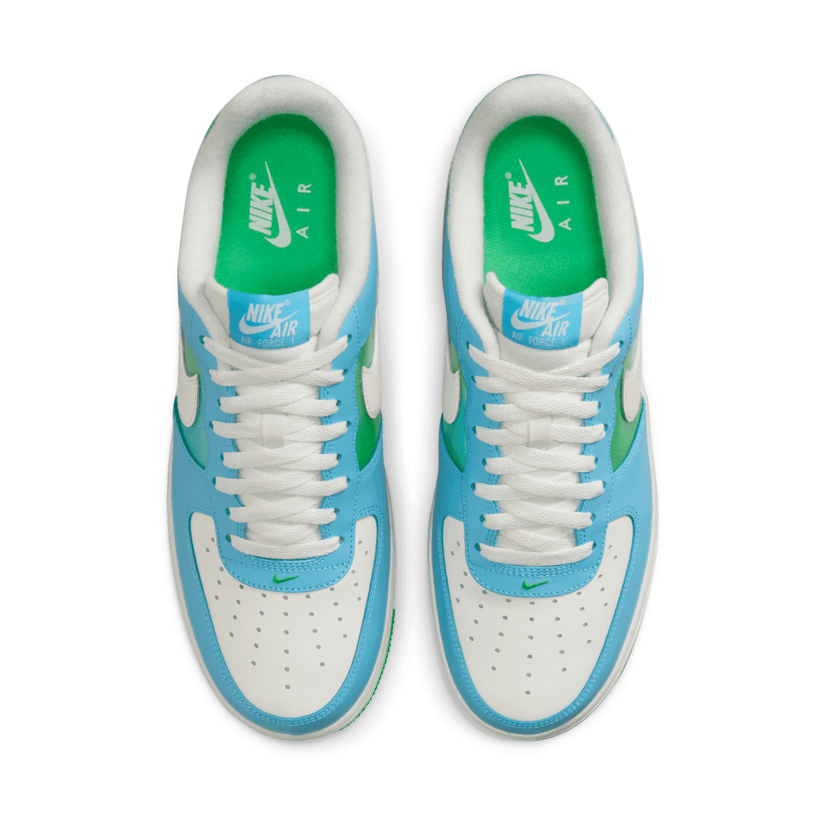 air force 1 07 trainers white photo blue poison green
