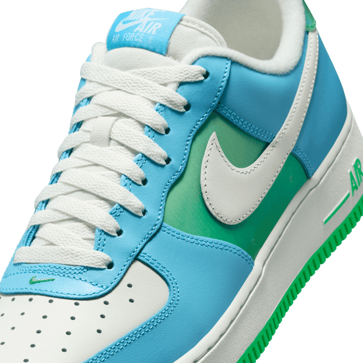 Nike Air Force 1 Low Aquarius Blue Green Shock Angle 4