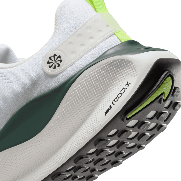 Nike React Infinity Run Flyknit 4 White Volt Green Angle 5