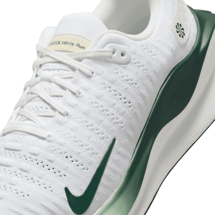Nike React Infinity Run Flyknit 4 White Volt Green Angle 4