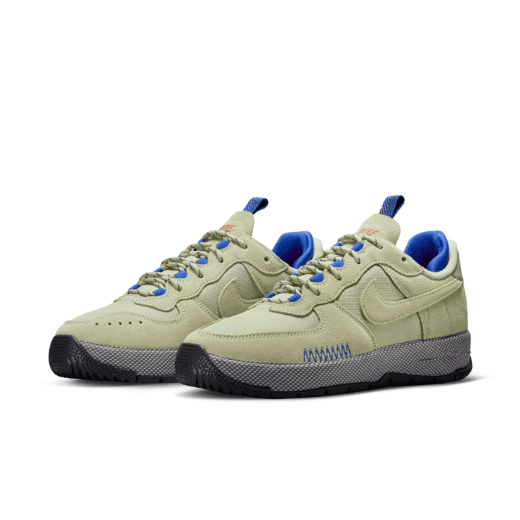 Nike Air Force 1 Wild 'Olive Aura Aquarius Blue' (W) Angle 2