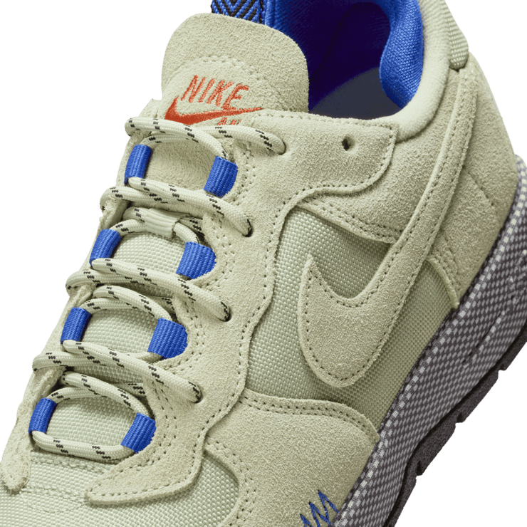 Nike Air Force 1 Wild 'Olive Aura Aquarius Blue' (W) Angle 4