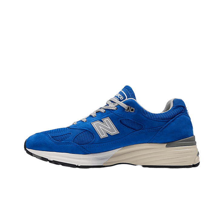 New Balance 991v2 Made in UK Silver Blue Angle 0