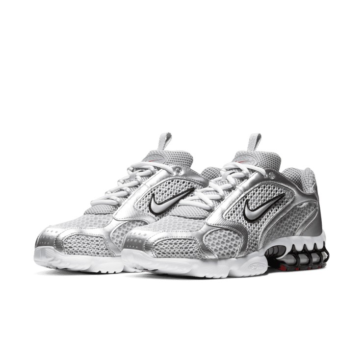 Nike Air Zoom Spiridon Cage 2 Metallic Silver Angle 2