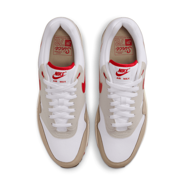 Nike Air Max 1 Cream II University Red Angle 1