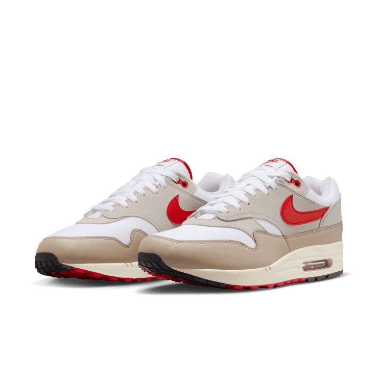 Nike Air Max 1 Cream II University Red Angle 2