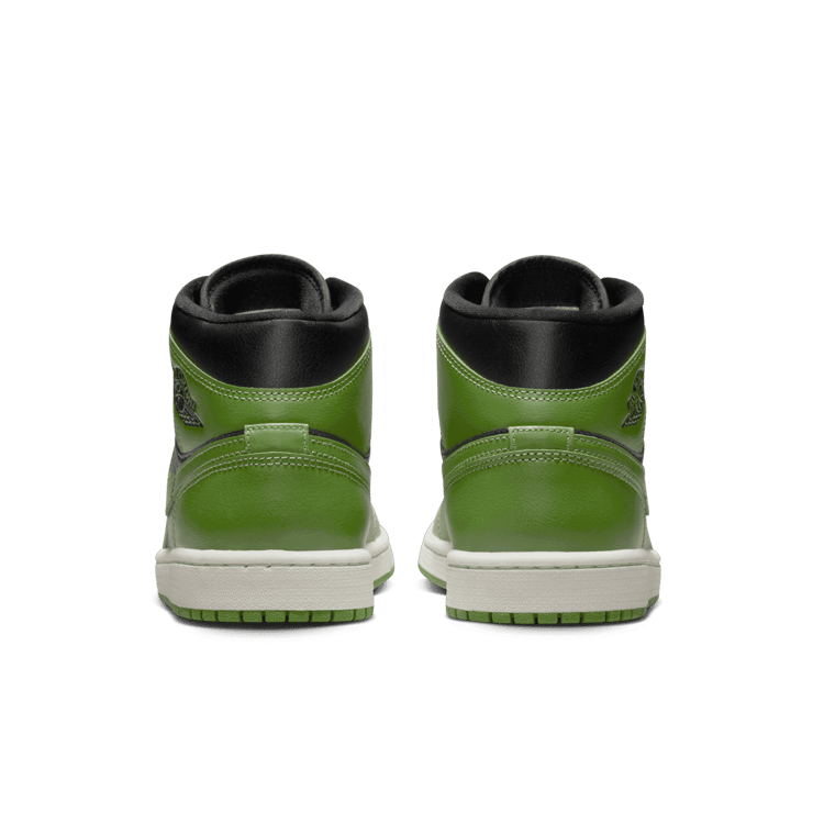 Jordan 1 Mid Black Altitude Green (W) Angle 3
