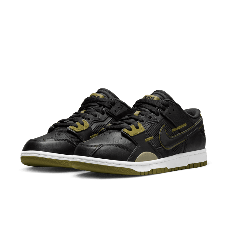 Nike Dunk Low Scrap Black Olive Angle 2