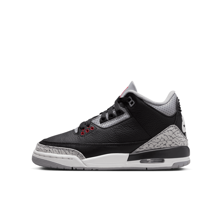 Air Jordan 3 Retro Black Cement (2024) (GS) Angle 0