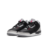 Air Jordan 3 Retro Black Cement (2024) (GS) Angle 3