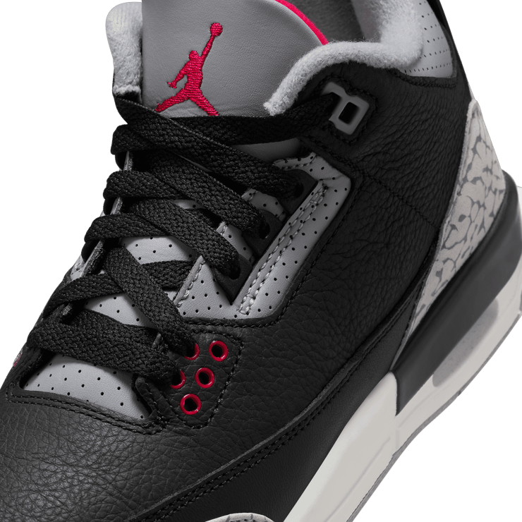 Air Jordan 3 Retro Black Cement (2024) (GS) Angle 5