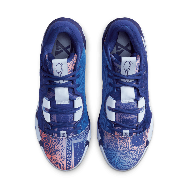 Nike PG 6 Blue Paisley Angle 1