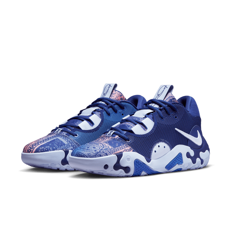 Nike PG 6 Blue Paisley Angle 2