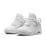 Air Jordan 4 Retro NET White (W) Angle 3